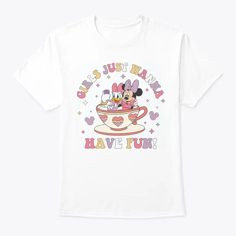 Girls Just Want to Have Fun teacup shirt