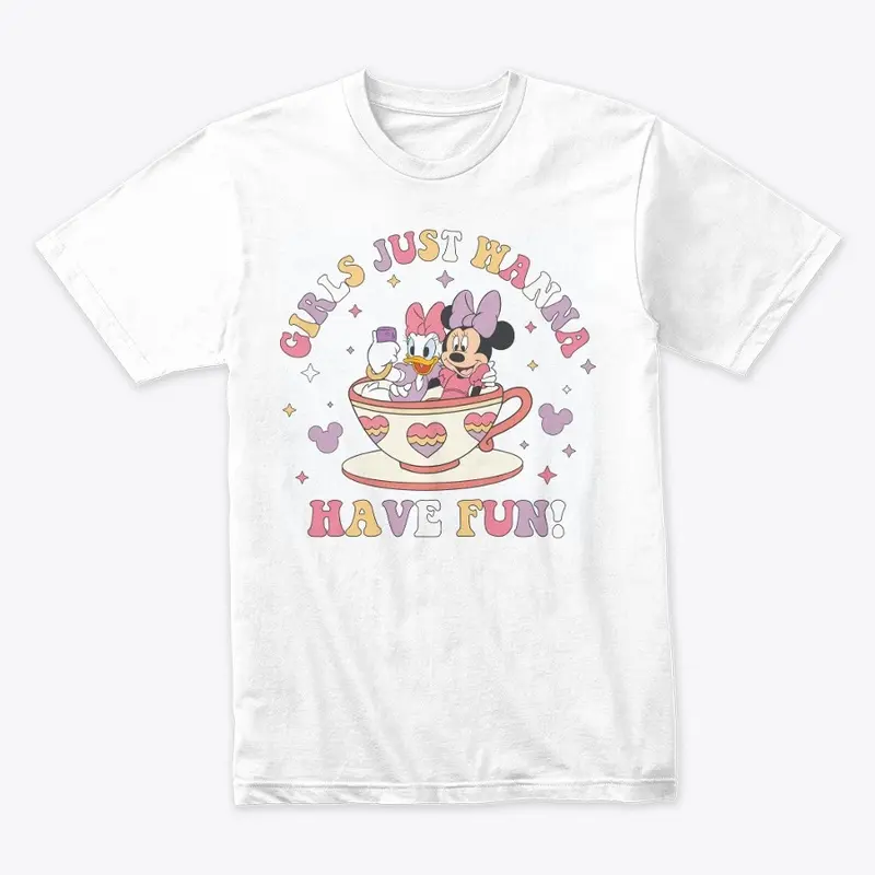 Girls Just Want to Have Fun teacup shirt